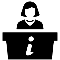 receptionist Icon - Free PNG & SVG 2228042 - Noun Project